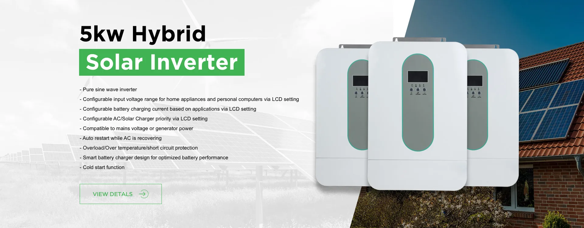 5kw Hubrid Solar Inverter